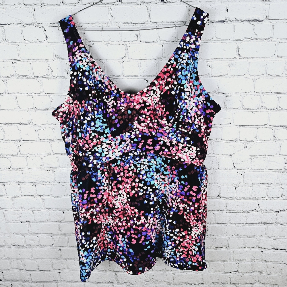 SWIMSUITS FOR ALL | Beach Belle multicoloured one piece swimsuit swim dress
